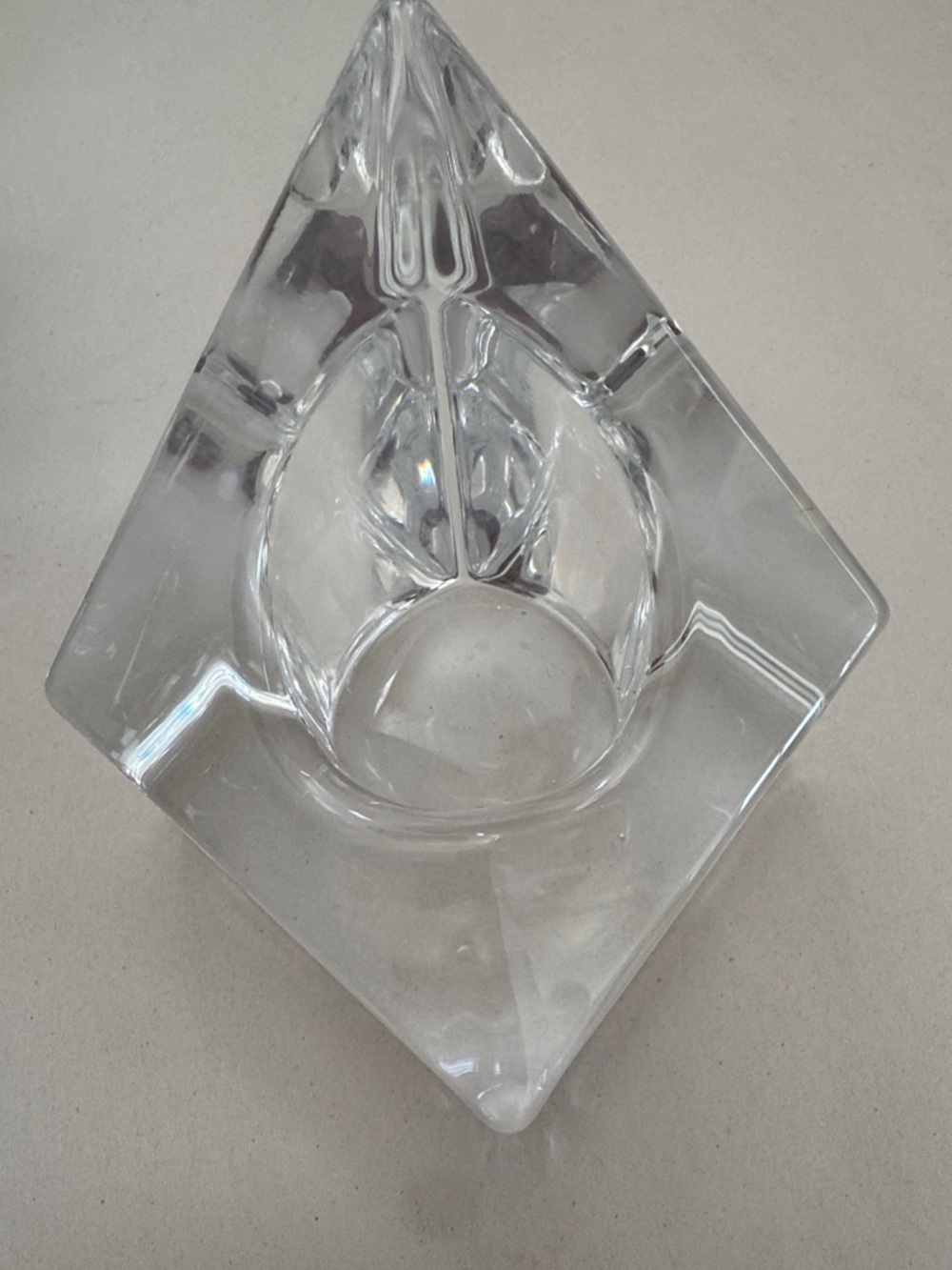Orrefors Crystal Quad Votive Candle Holder